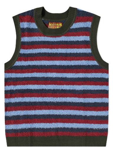 Sweater Brain Dead Teddy Fur Striped Vest Flerfarvet | BDF22O12002641BL17