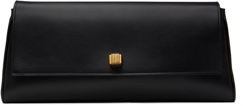 Håndtaske Khaite Khaite Audrey Leather Clutch Sort | H3033-867