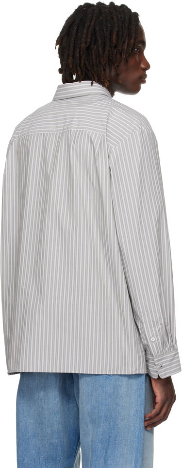 Skjorte A.P.C. A.P.C. Malo Striped Shirt Grå | COHJJ-H12532, 2