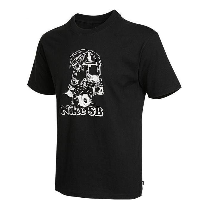 T-shirt Nike SB Loose Skateboard Print T-Shirt Sort | DD1309-010, 0