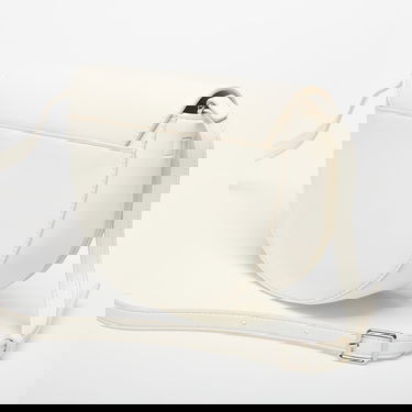 Skuldertaske CALVIN KLEIN Calvin Klein Bold Ck Saddle Crossbody Bag Hvid | LV04F3221G FUP, 2