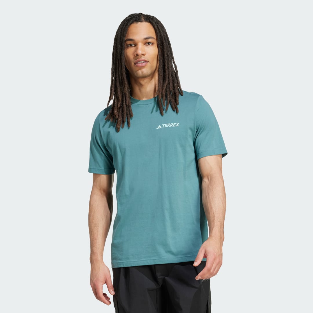 T-shirt adidas Performance Terrex Graphic Tee Turkis | JW3560, 0