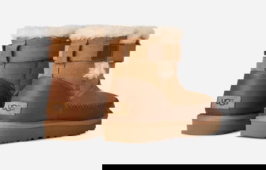 Sneakers og sko UGG Classic RetroChic Strap Boots Brun | 1174575-CHE, 3