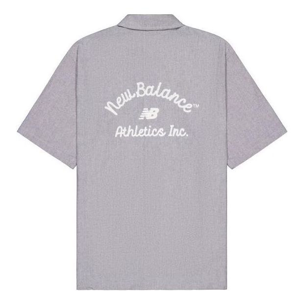 Skjorte New Balance Athletics Sports Club Shirt Grå | NAE22161-CHL