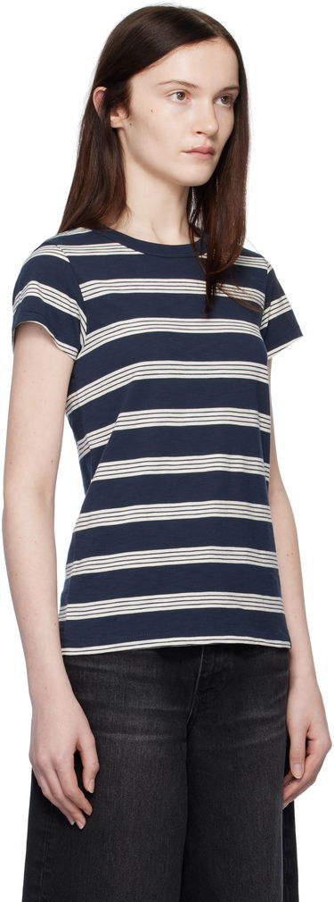 T-shirt rag & bone Striped T-Shirt Blå | WCC22HT020TA20, 1
