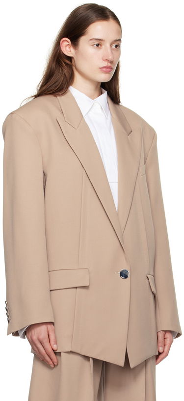 Frakker The Attico Attico Glen Blazer Beige | 241WCG46 W046, 1