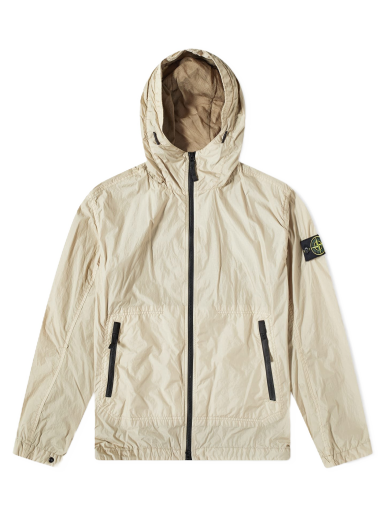 Vindjakke Stone Island Crinkle Reps Hooded Jacket Beige | 781540522-V0092