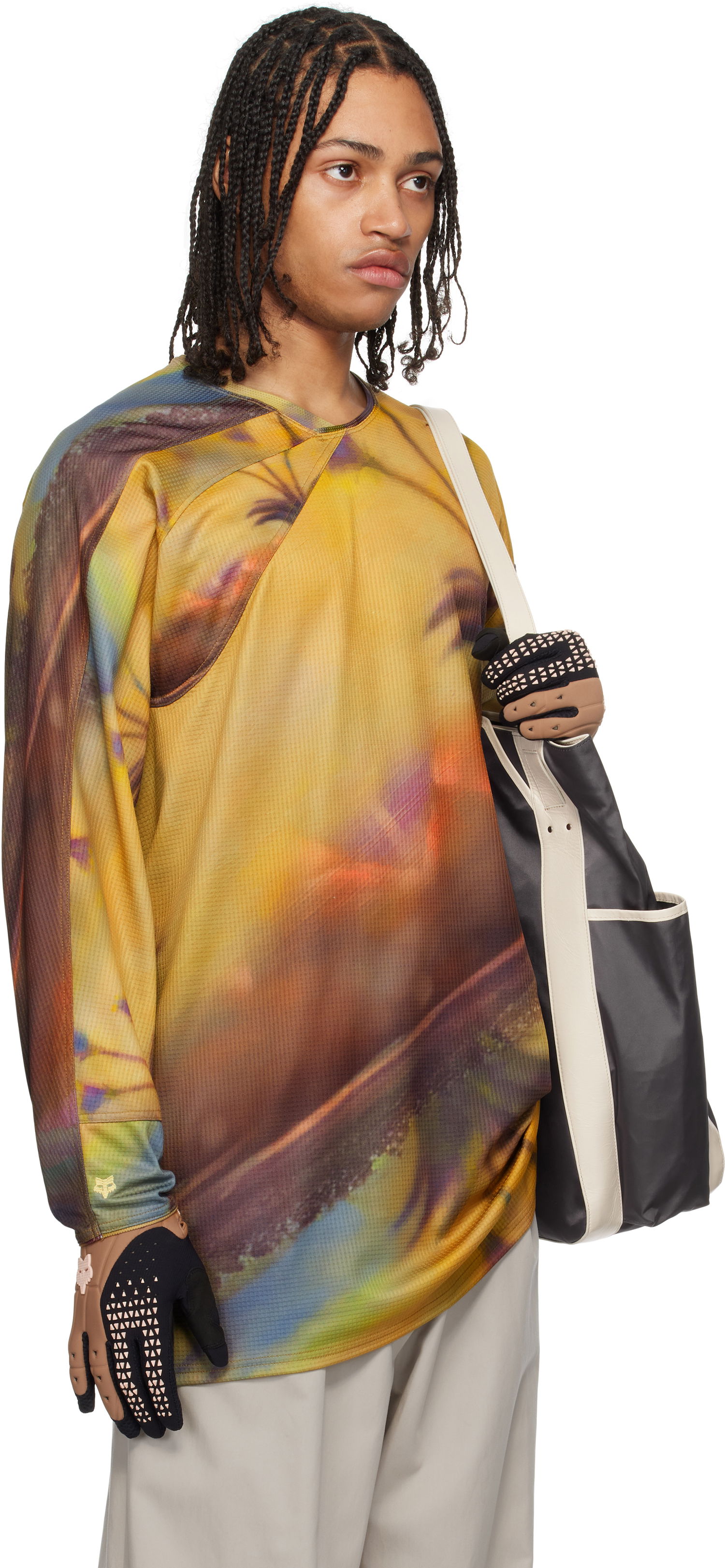 Jersey KIKO KOSTADINOV Kiko Kostadinov Fox Racing Edition Printed Tunic T-Shirt Flerfarvet | 36888-562, 1