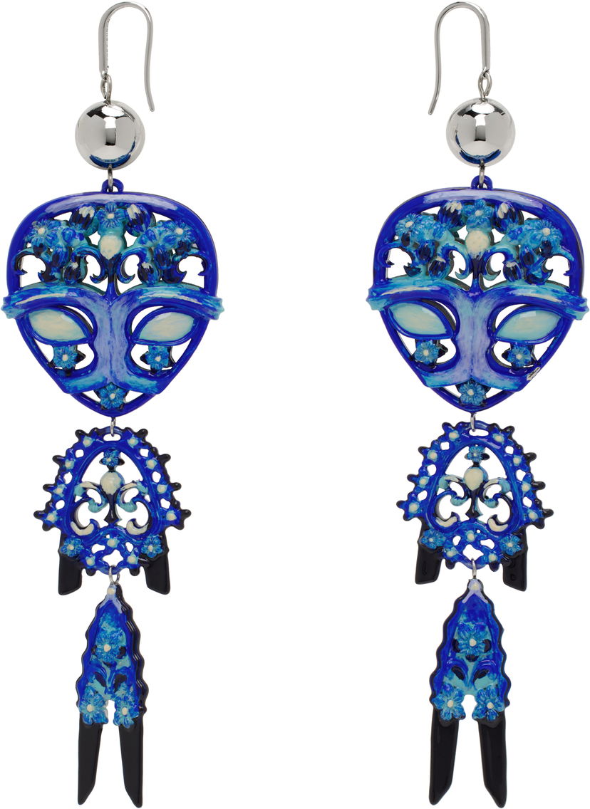Øreringe Tory Burch Tory Burch Alien Drop Earrings Blå | 173637-400