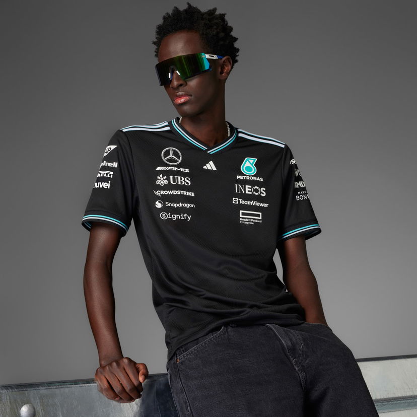 T-shirt adidas Performance Mercedes-AMG Petronas Formula One Team Authentic Driver T-Shirt Sort | JY2607