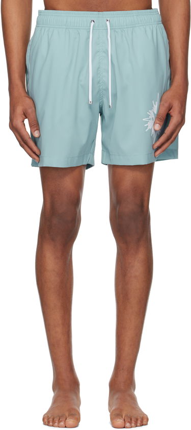 Badetøj AMIRI AMIRI Starburst Swim Shorts Grøn | AMSWTK1032, 0