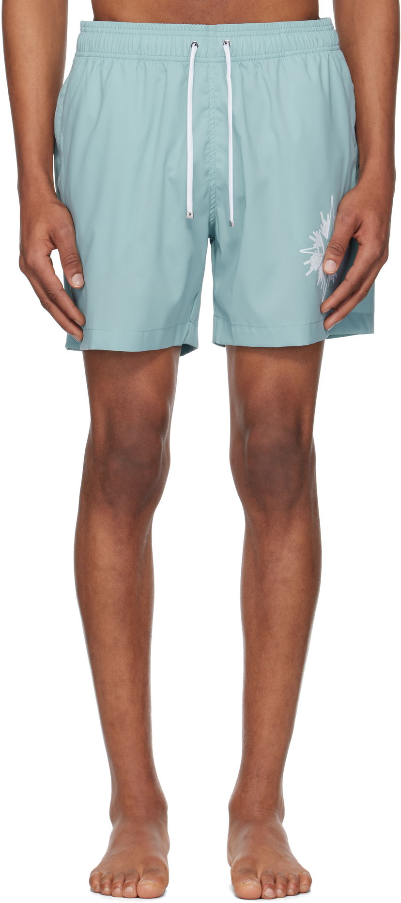 Badetøj AMIRI AMIRI Starburst Swim Shorts Grøn | AMSWTK1032