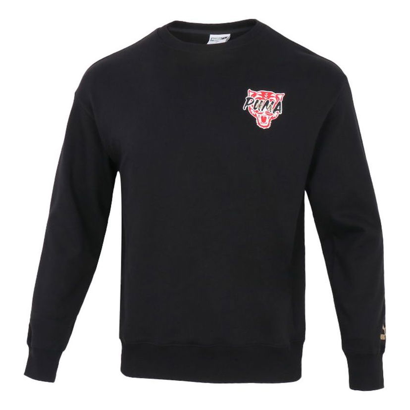 Sweater Puma Puma Funny Logo Sweatshirt Sort | 536574-01
