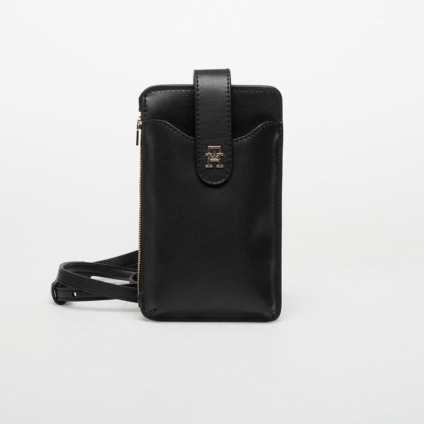 Tegnebog Tommy Hilfiger Tommy Hilfiger Icon Phone Wallet Sort | AW0AW17751 BDS