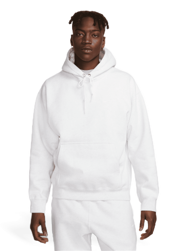 Sweatshirt Nike Solo Swoosh Hoodie Hvid | DX1355-051
