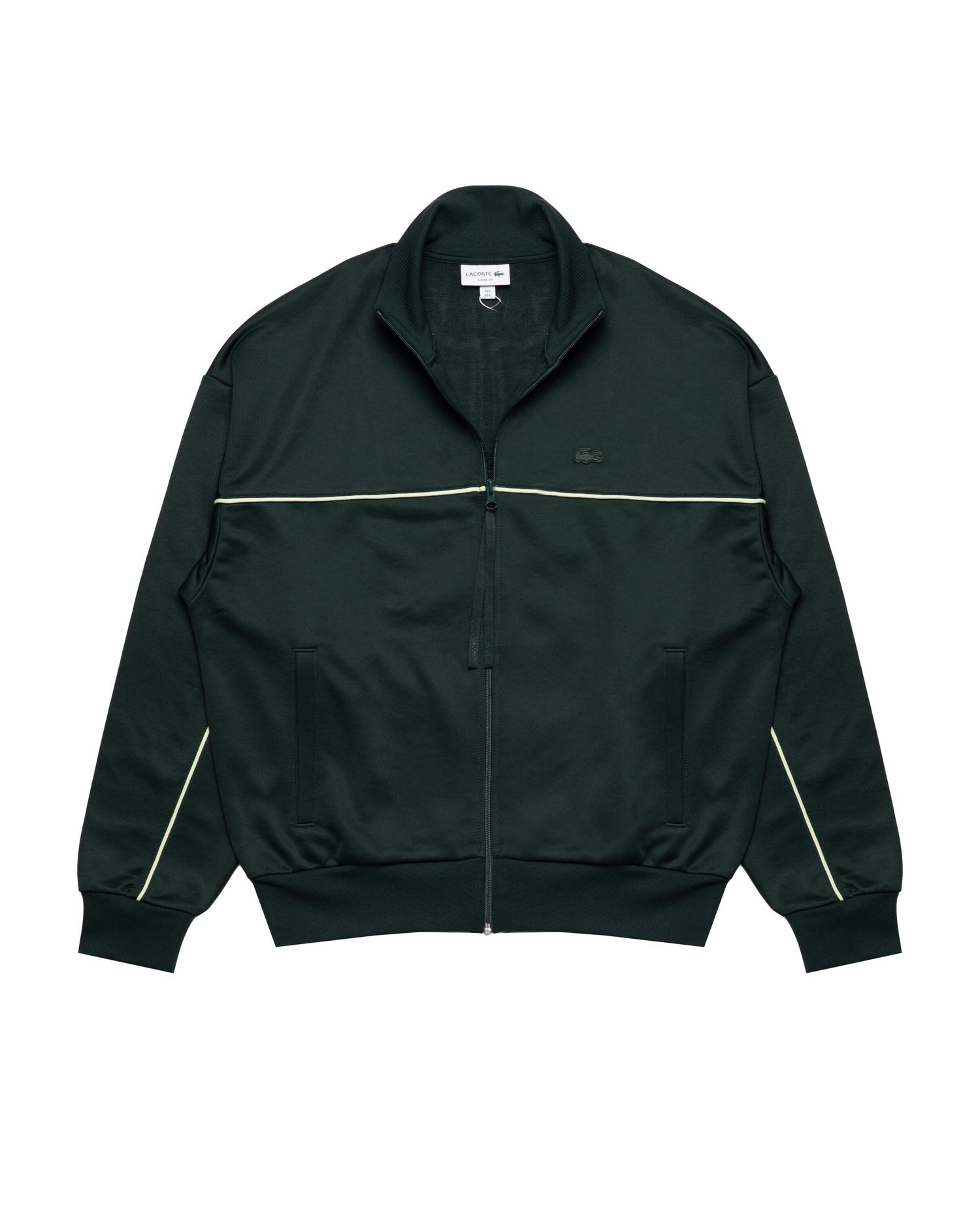 Jakke Lacoste Full-Zip Striped Track Jacket Grøn | SH5684-YZP, 0