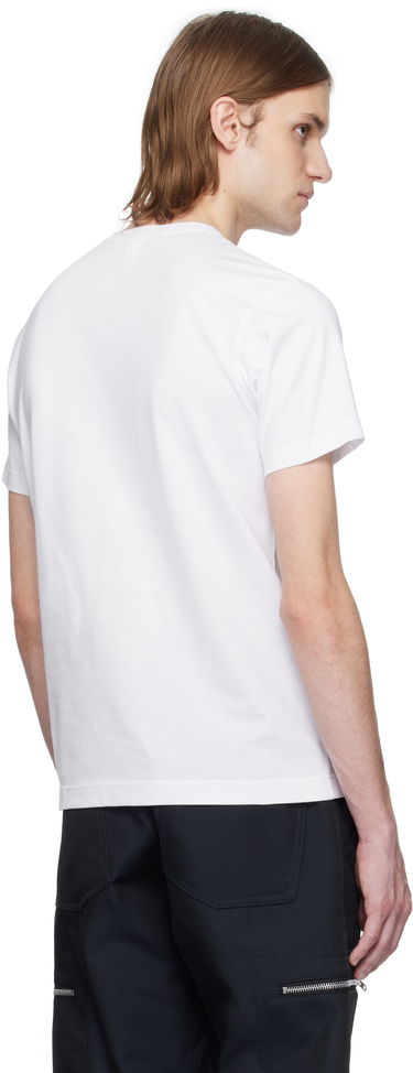 T-shirt Comme des Garçons Comme des Garçons Shirt Tartan Square Print T-Shirt Hvid | FO-T007-051, 2