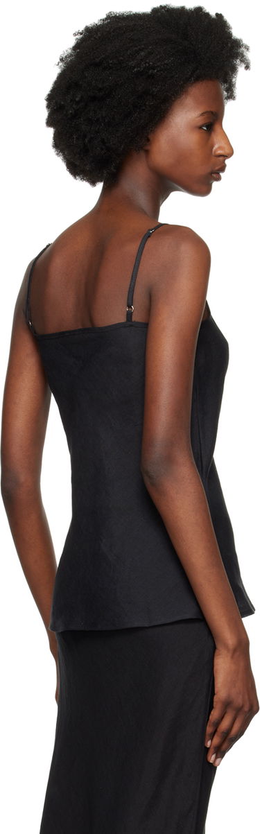 Tanktop Baserange Dydine Black Camisole Top Sort | TODY-SL-000, 2