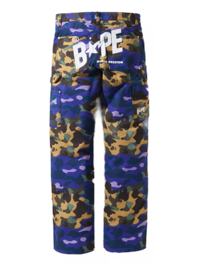 Joggingbukser BAPE Heron Preston x Mix 1st Camo Duck Painter Pants Lilla | 1I23-152-905