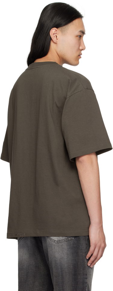 T-shirt We11done We11done Spark Logo Graphic T-Shirt Brun | WD-TT0-25-751-U-CH, 2