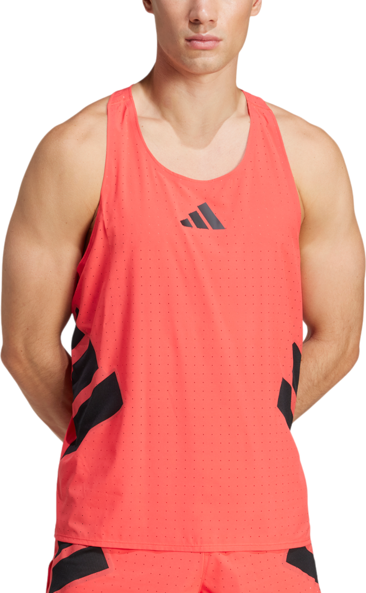 Tanktop adidas Performance Adizero Road to Records Singlet Rød | jd7314