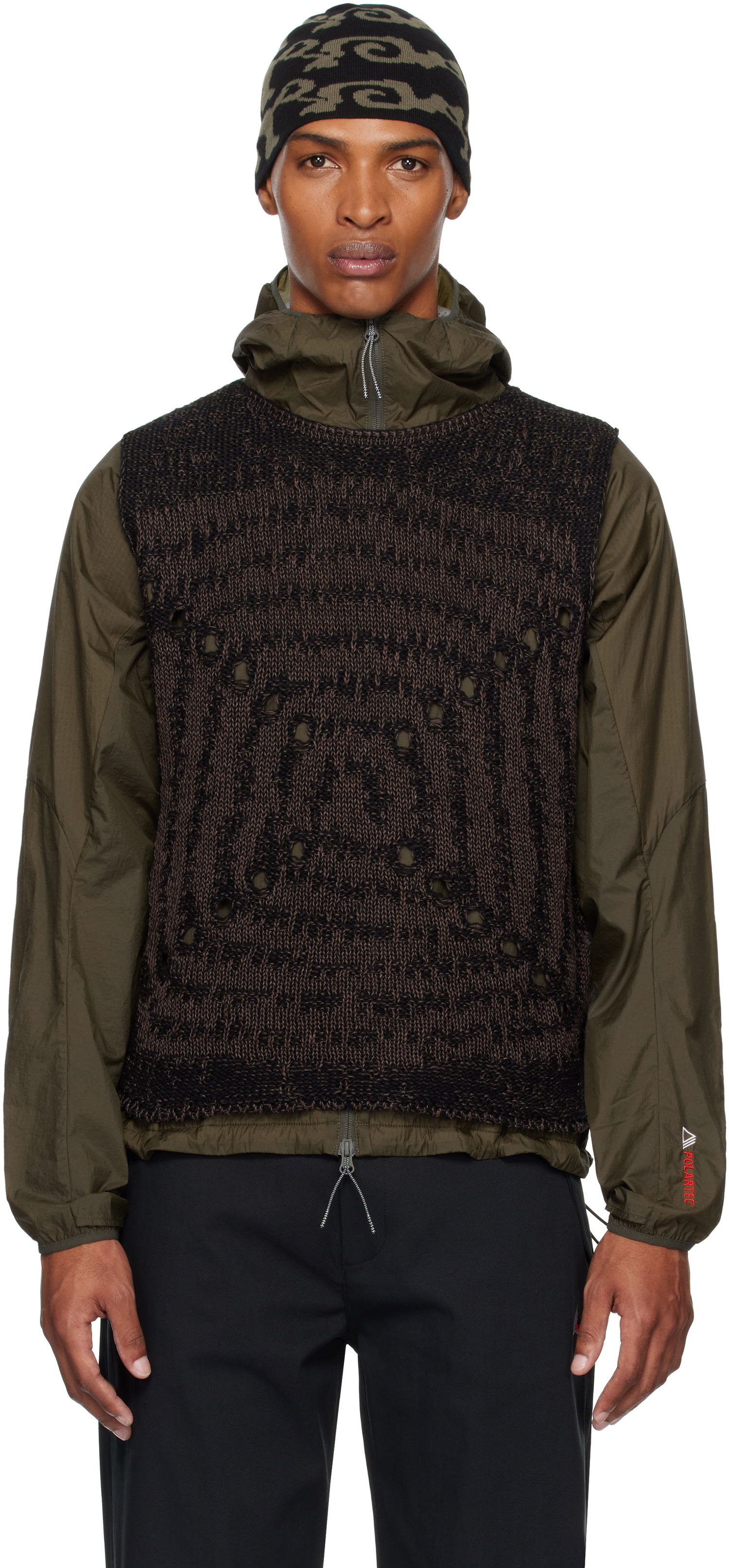 Vest ROA ROA Vortex Crewneck Vest Grøn | RBMW0374YA41, 0