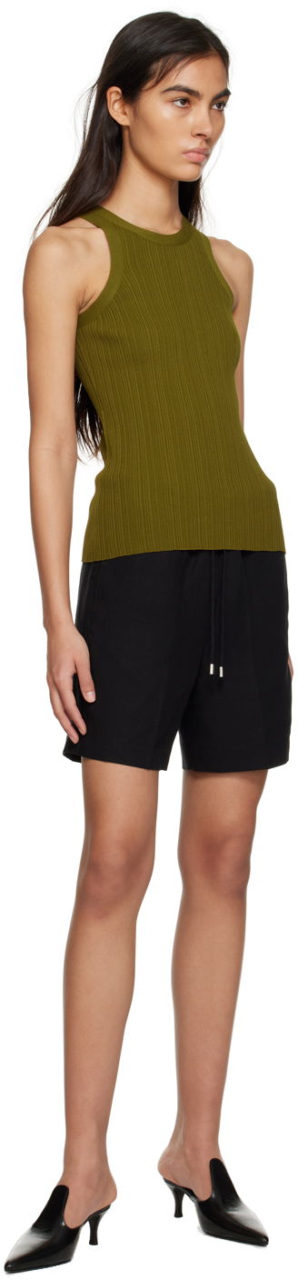 Tanktop TOTEME Seamless Tank Top Grøn | 232-5057-755, 3