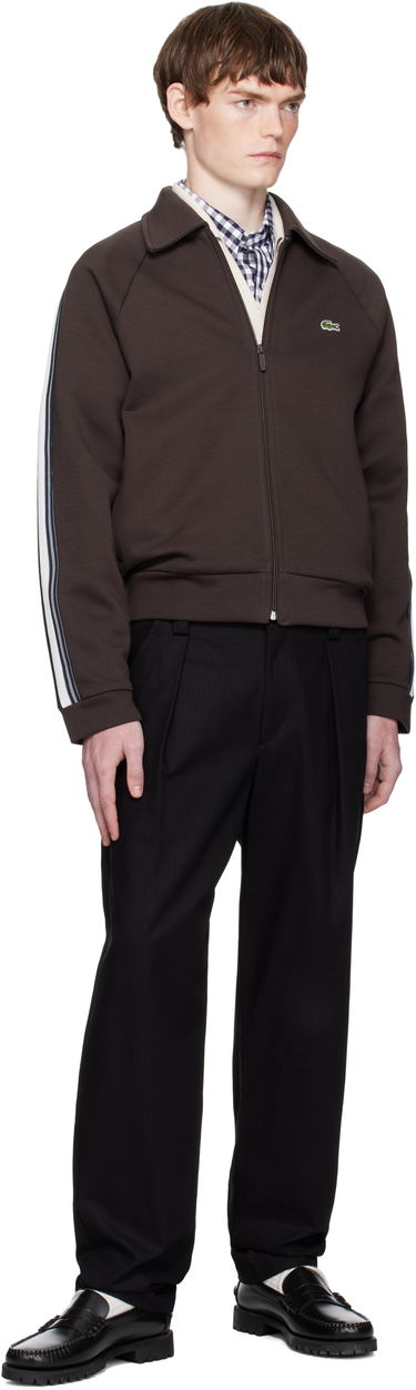Sweatshirt Lacoste Zip-Up Sweatshirt Brun | SH5927_SKB, 3