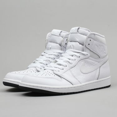 Sneakers og sko Jordan Air Jordan 1 Retro High OG "White Perforated" Hvid | 555088-100, 1