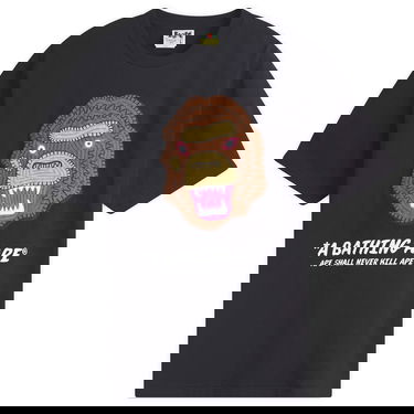 T-shirt BAPE Embroidered Souvenir Logo T-Shirt, Large, A Bathing Ape Sort | 001TEL301049M-BLK, 1