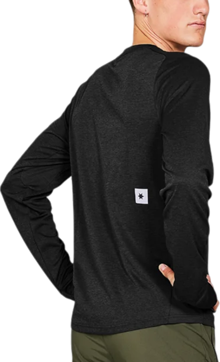 T-shirt Saysky Saysky Flow Long Sleeve T-Shirt Sort | mmrls60c9001, 1