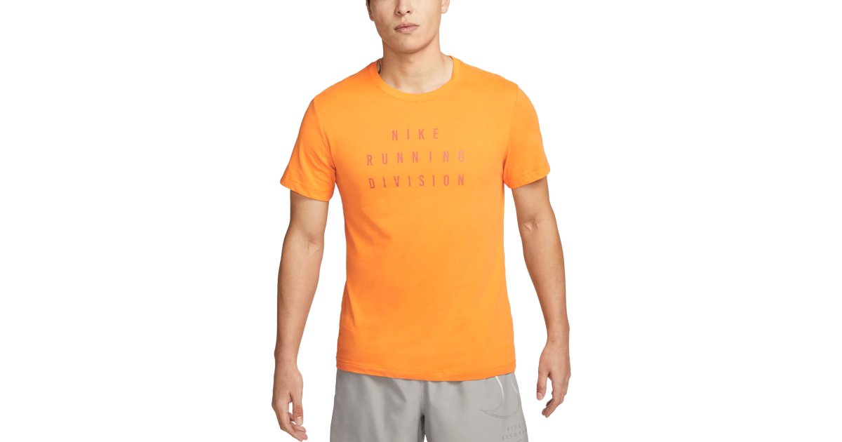T-shirt Nike Dri-FIT Run Division Tee Orange | fd0122-836, 1