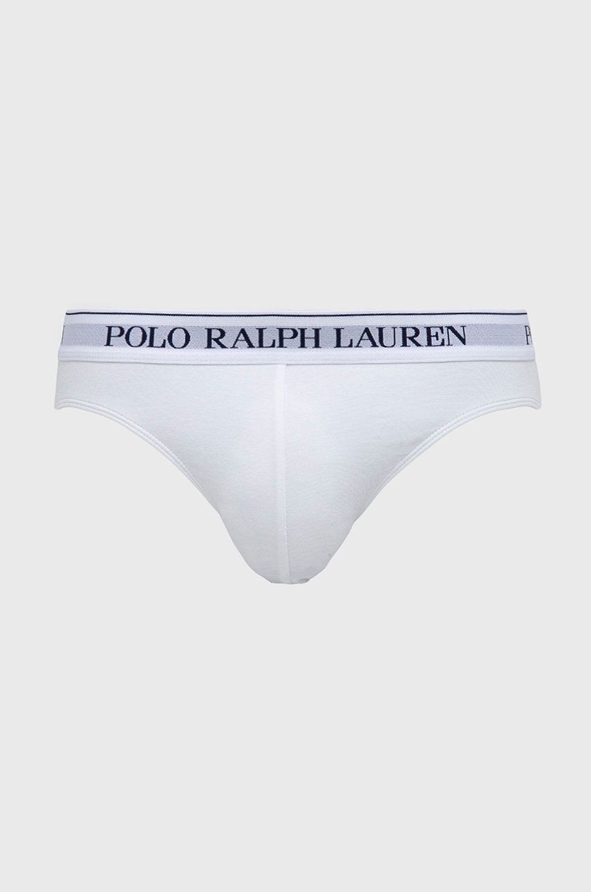 Boksere Polo by Ralph Lauren Pack Of 3 Logo Waistband Briefs Hvid | 714835884001, 0