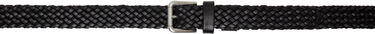 Bælter Dolce & Gabbana Dolce&Gabbana Calfskin Braided Belt Sort | BC4924A9Q22, 0