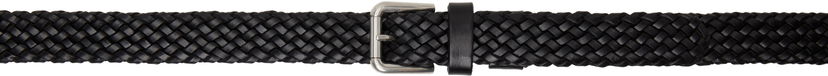 Bælter Dolce & Gabbana Dolce&Gabbana Calfskin Braided Belt Sort | BC4924A9Q22
