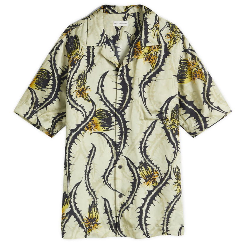 Skjorte Dries Van Noten Dries Van Noten Carltone Vacation Shirt Beige | 251-020742-1001-206