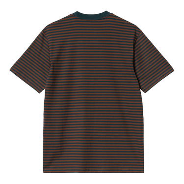 T-shirt Carhartt WIP Striped Pocket T-Shirt Brun | I033816_9, 4