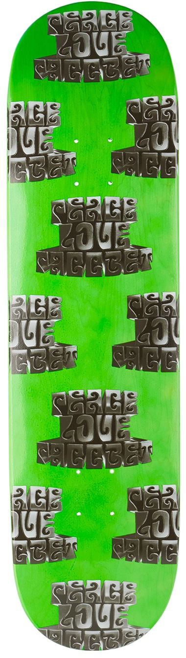 Flexstyle PACCBET Rassvet Green 3D Skateboard Deck, 8.1 in Grøn | PACC10SK14