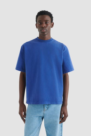 T-shirt AXEL ARIGATO Typo Embroidered T-Shirt Blå | A0787005, 7