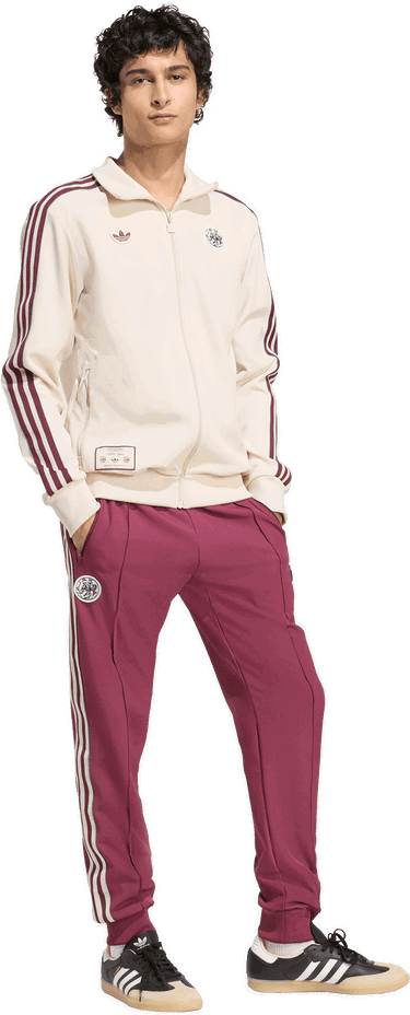 Joggingbukser adidas Originals Ajax Amsterdam Terrace Icons Track Pants Bourgogne | jm7346, 5