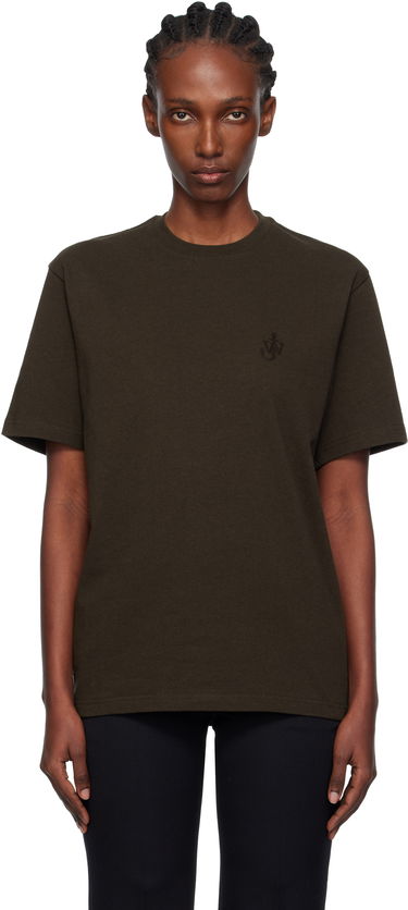 T-shirt JW Anderson JW Anderson Anchor Embroidery T-shirt Grøn | JT0312-PG1510, 0