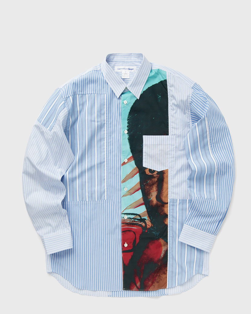 Skjorte Comme des Garçons SHIRT WOVEN Flerfarvet | FM-B017-S24-STRIPE-PRINT