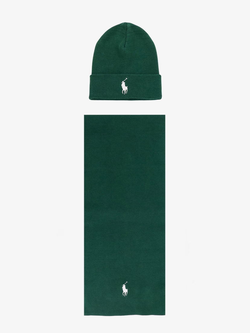 Tørklæde Polo by Ralph Lauren Matching Set Grøn | 710953262002