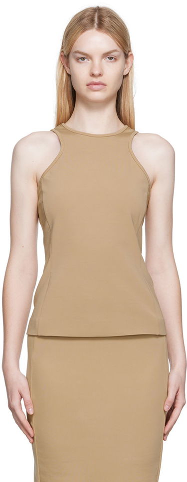 Tanktop Max Mara Max Mara Fascino Tank Top Beige | 19460729600 MM13027, 0