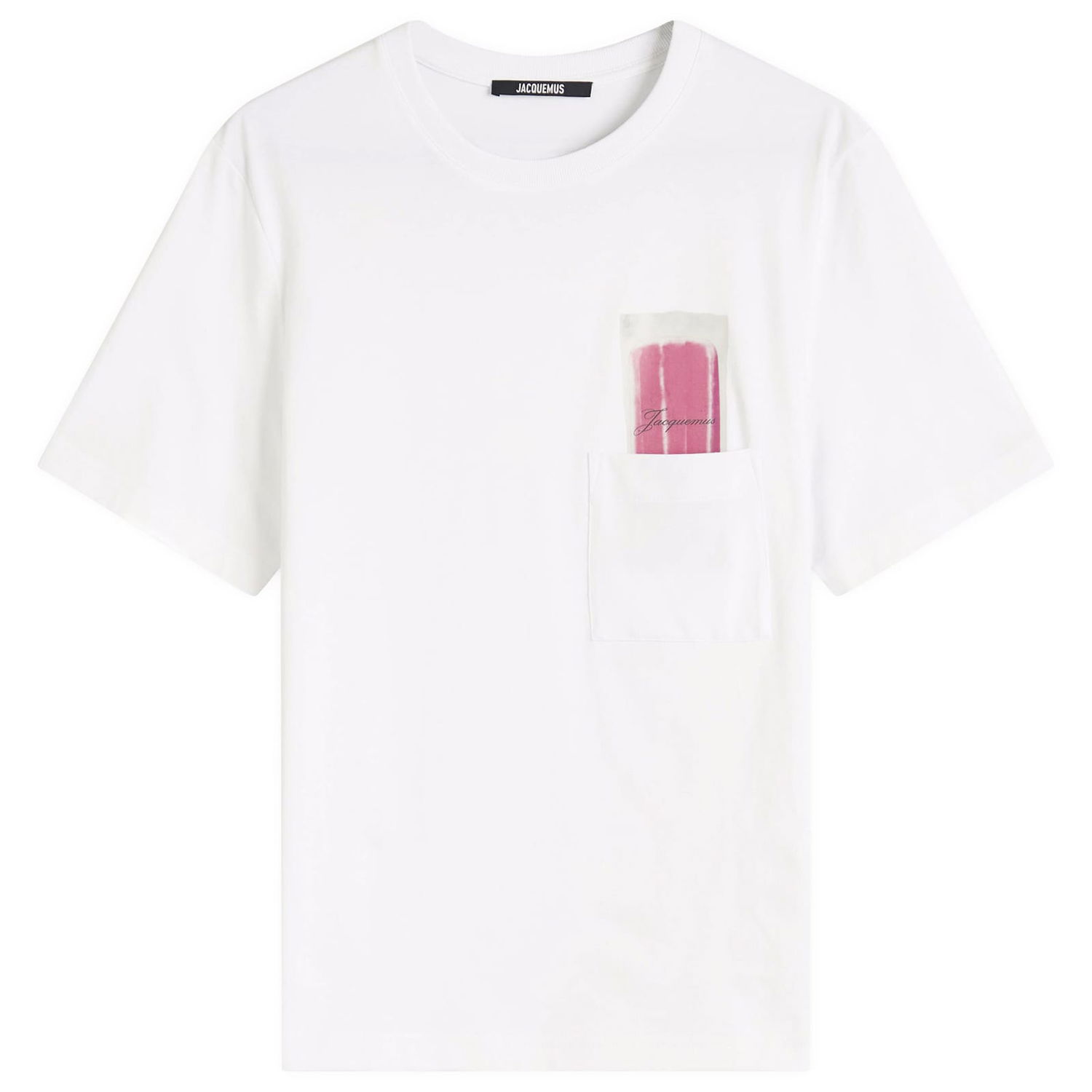 T-shirt Jacquemus Jacquemus Logo T-Shirt, Size Large Hvid | 25E255JS321-2306-1IR, 0