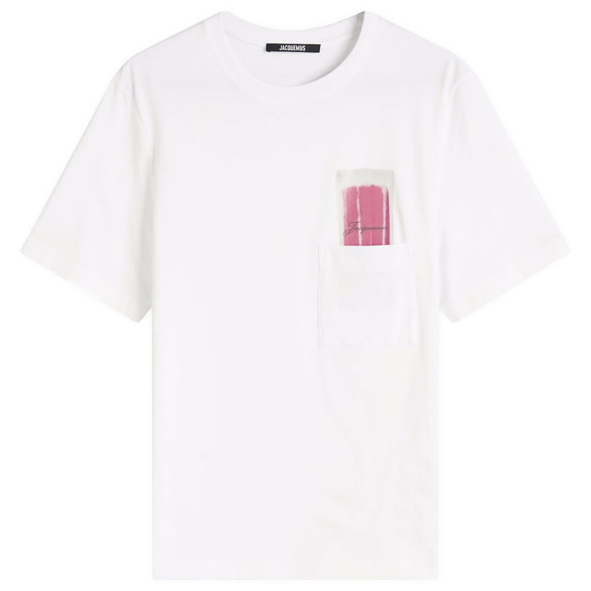T-shirt Jacquemus Jacquemus Logo T-Shirt, Size Large Hvid | 25E255JS321-2306-1IR