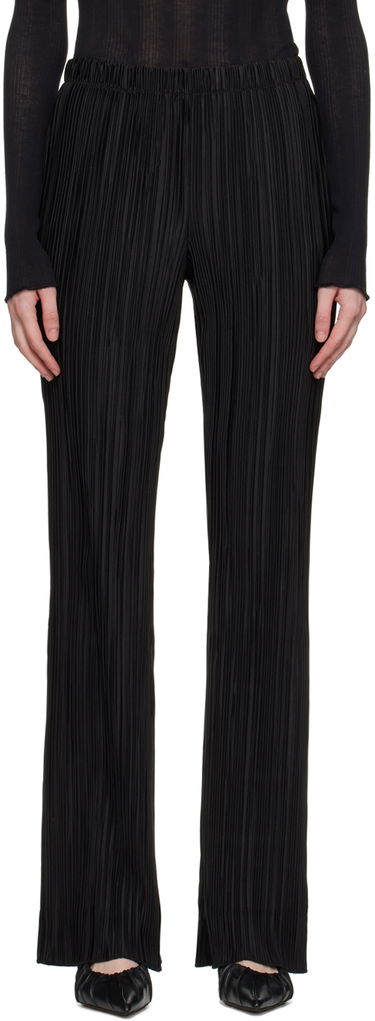 Bukser Anine Bing Anine Bing Women's Billie Pleated Trousers Sort | A-03-3148-000, 0