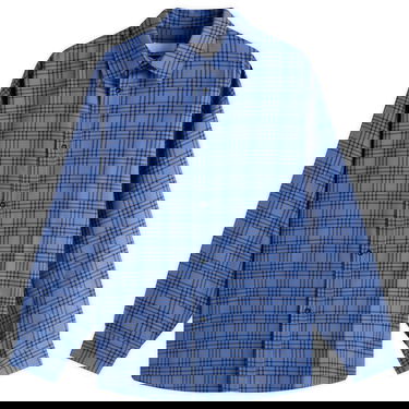 Skjorte sage NATION Chisholm Check Shirt Blå | S075-RBC, 1