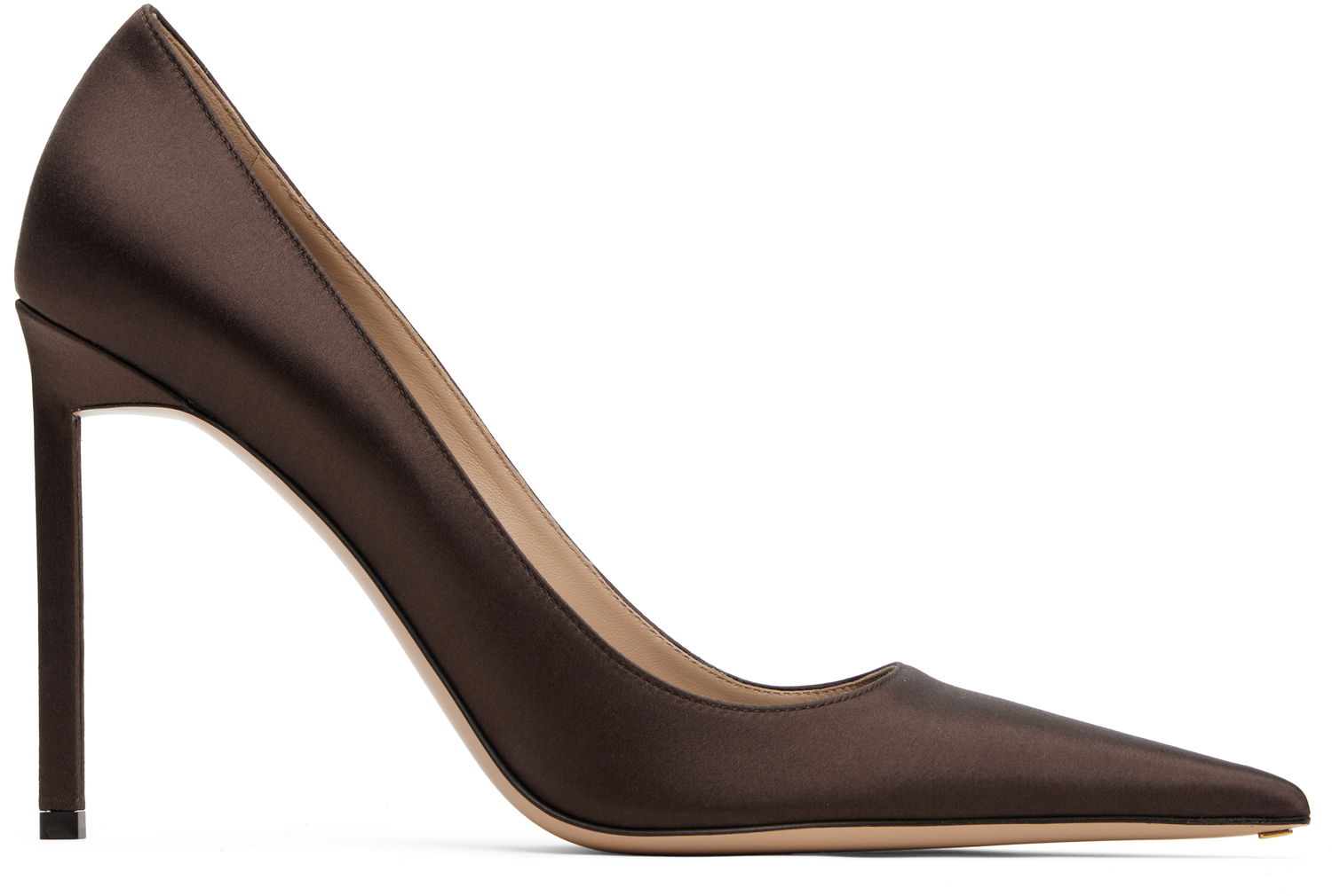 Smykker Tom Ford TOM FORD Betty Satin Heels Brun | W3721-TSA001N, 0