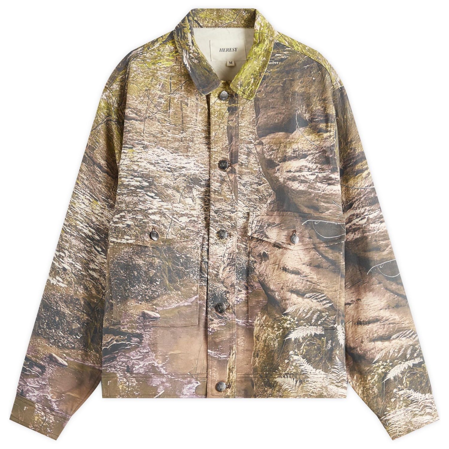 Jakke Heresy Heresy Dunino Print Jacket Brun | HSS25-O08, 1